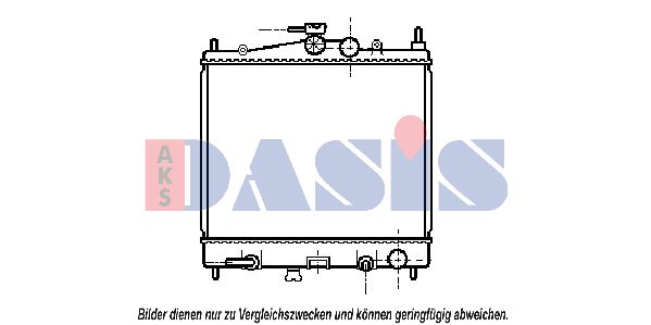 AKS DASIS Radiators, Motora dzesēšanas sistēma 070066N